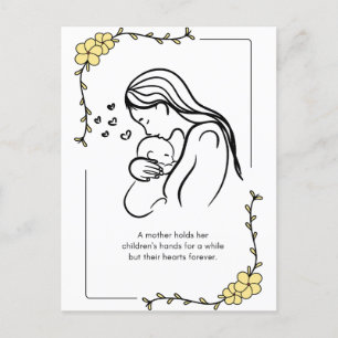 Mother's Love Quote Postcard