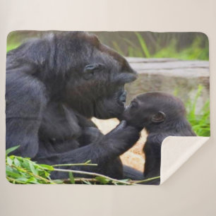 MOTHER'S LOVE SHERPA BLANKET