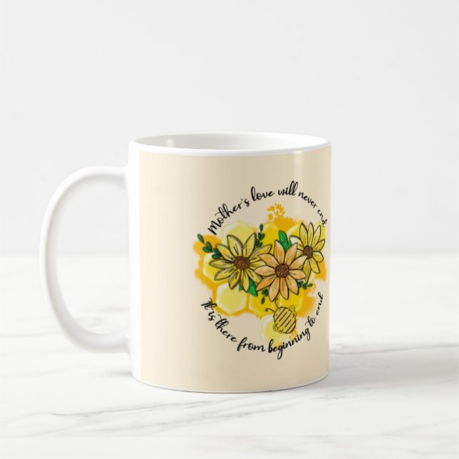 Mother's Love Will Never End Coffee Mug (Left)
