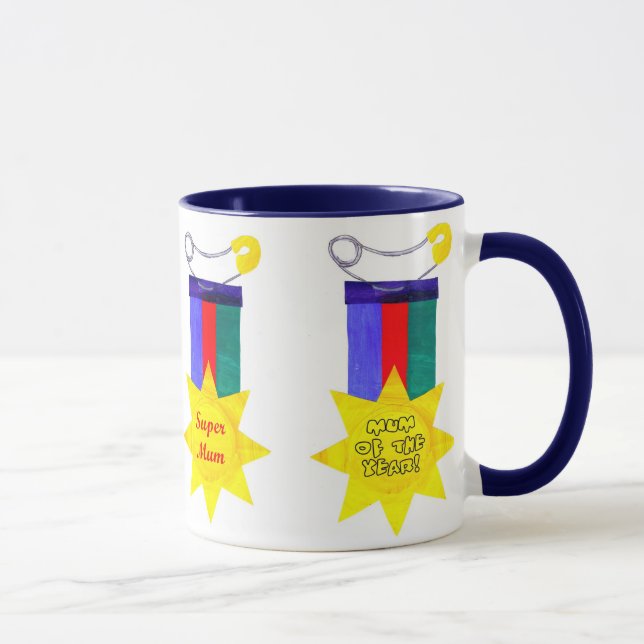 'Mother's Medals' Ringer Mug (Right)