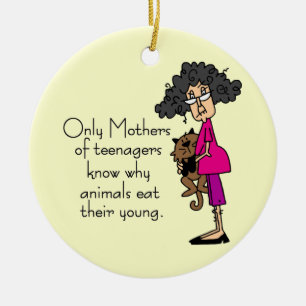 Mothers of Teenagers Ceramic Tree Decoration