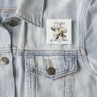 Mothers of the Bride Groom Pin Button