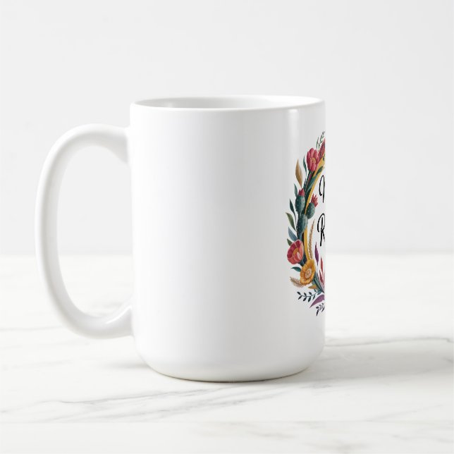 Mothers Paint Rainbows After Rain Coffee Mug (Left)