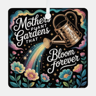 Mothers Plant Gardens That Bloom Forever Metal Tree Decoration