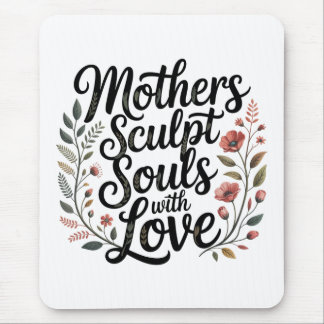 Mothers Sculpt Souls With Love Mouse Mat