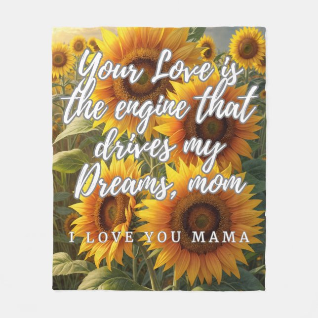Mother's Sunflower blanket (Front)