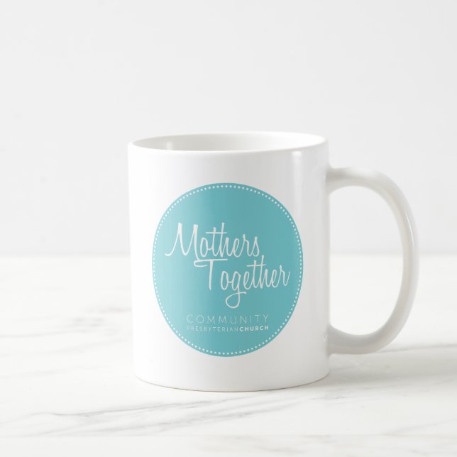 Mothers Together Blue Logo Coffee Mug (Right)
