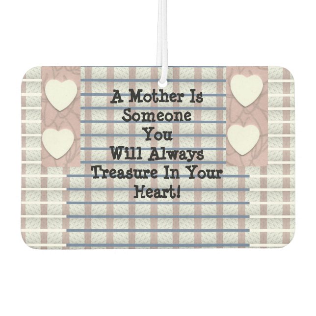 Mothers Treasure Car Air Freshener (Front)
