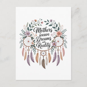 Mothers Weave Dreams Into Reality Postcard