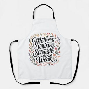 Mothers Whisper Strength To The Weak Apron