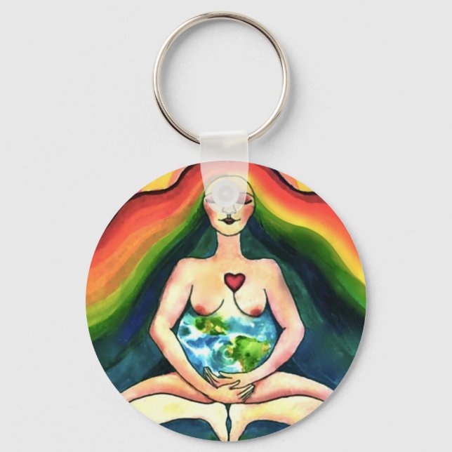 MotherWise Logo Keychain (Front)