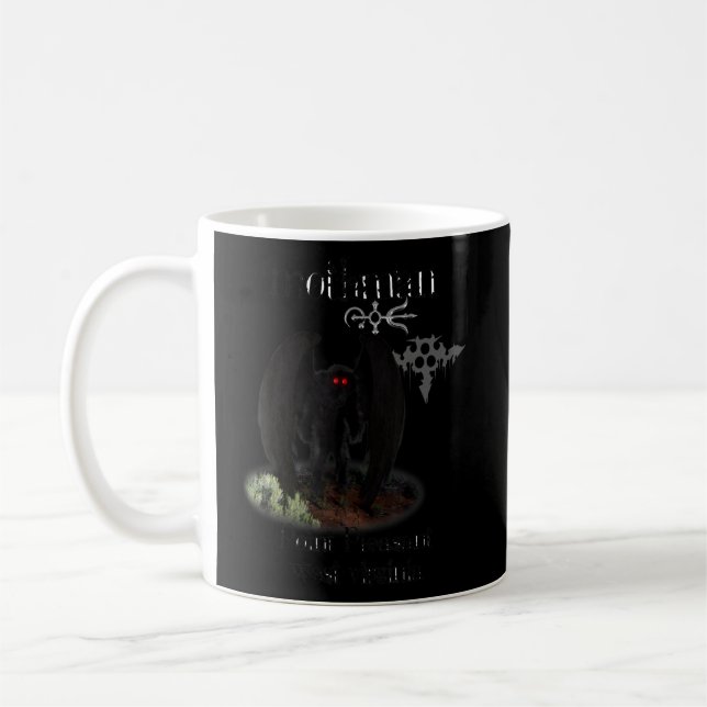 Mothman  coffee mug (Left)