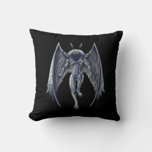 Mothman Cryptid Creature Cushion