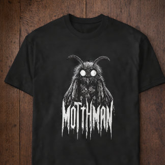 Mothman Cryptid Horror Gothic Paranormal Creature  T-Shirt