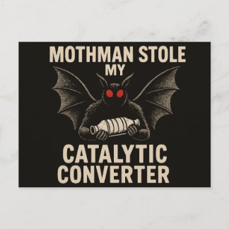 Mothman Cryptid Postcard