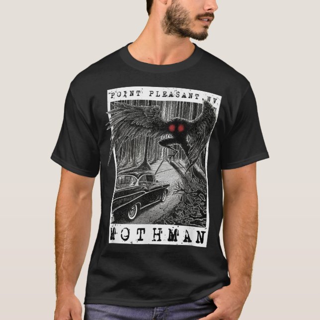 Mothman Encounter - 1966 Point Pleasant Original C T-Shirt (Front)