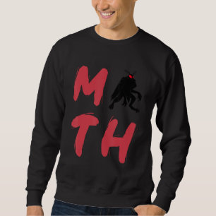 Mothman Moth Cryptid Monster Folklore Creature Cry Sweatshirt