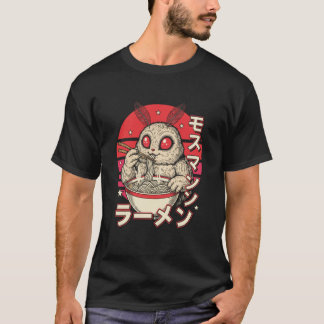 Mothman Ramen Anime Monster Kids Japanese Manga Ka T-Shirt