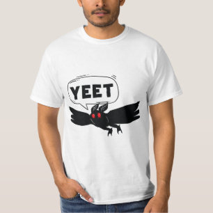 Mothman Says 'Yeet' Funny Cute Cryptid T-Shirt