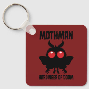 Mothman - Spooky Cute Harbinger Of Doom Key Ring