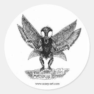 MOTHMAN stickers