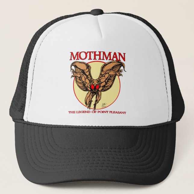 Mothman Trucker Hat (Front)