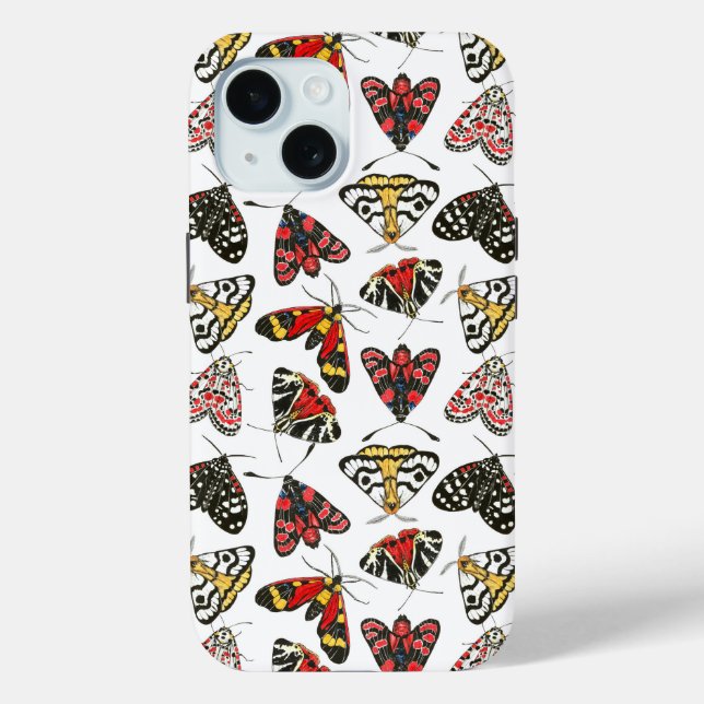 Moths Case-Mate iPhone Case (Back)