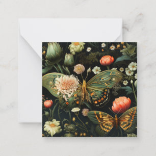 Moths & Familiars - Note Card, Thank You Card