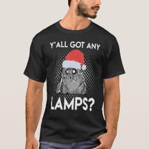 Moths Meme with christmas has Lamp xmas holiday T-Shirt