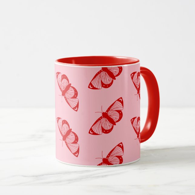 Moths Mug (Front Right)