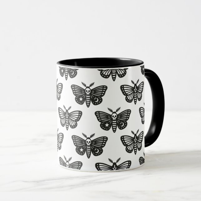 Moths Mug (Front Right)