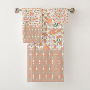 Motif Caramel Beads Towel Set