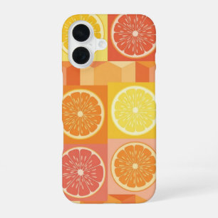 Motif d'Agrumes Vintage iPhone 16 Case