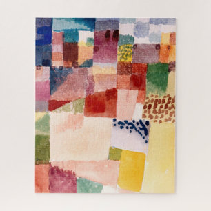 Motif from Hammamet (1914) painting by Paul Klee Jigsaw Puzzle