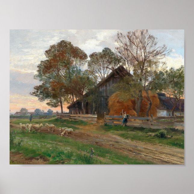 Motif of Plankenberg Hugo Darnaut  Poster (Front)