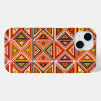 Motif Quilt Pattern iPhone Case