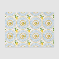 Motif Vintage Italian Lemons Decoupage