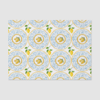 Motif Vintage Italian Lemons Decoupage Tissue Paper