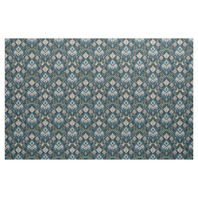 Motifs African boho paisley Floral Ikat pattern Fabric (Fat Quarter)