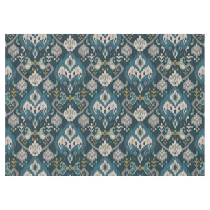Motifs African boho paisley Floral Ikat pattern Tablecloth