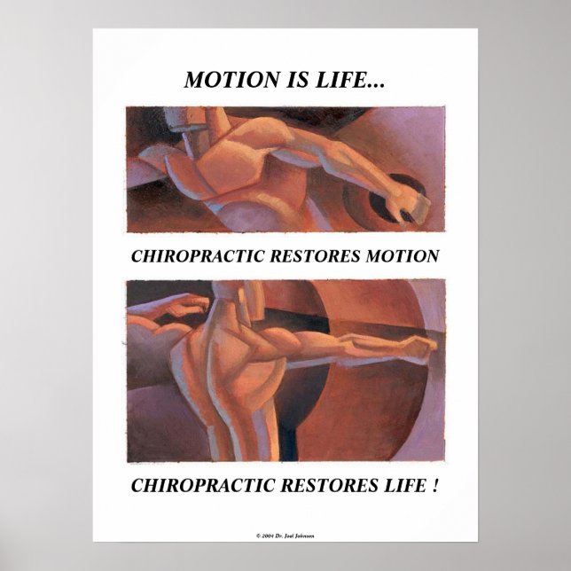 Motion Is Life Poster (Front)