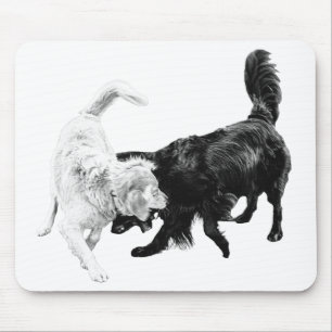 Motion Over Words Mouse Mat