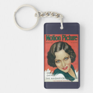 Motion Picture February 1931 Gloria Swanson cover Key Ring