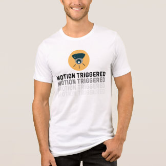 Motion Triggered Security Cam T-Shirt - Tech & Sur Tri-Blend Shirt