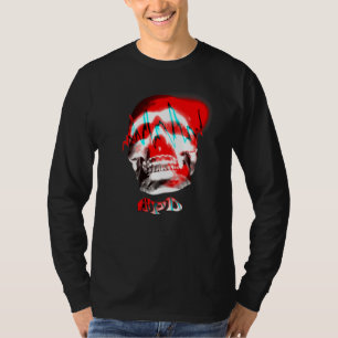 Motion Wave Frequency Skull T-Shirt