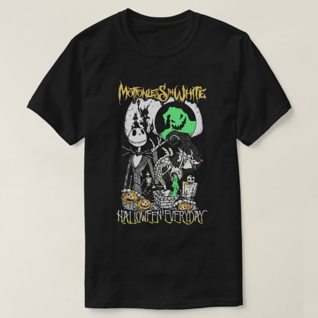 Motionless In White Merch Halloween Everyday Shirt (Design Front)