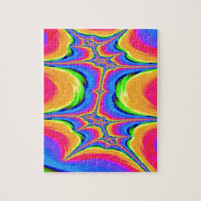 Motions of Existence Fractal Jigsaw Puzzle (Vertical)