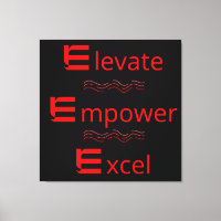 Motiovational Stretched Canvas Print