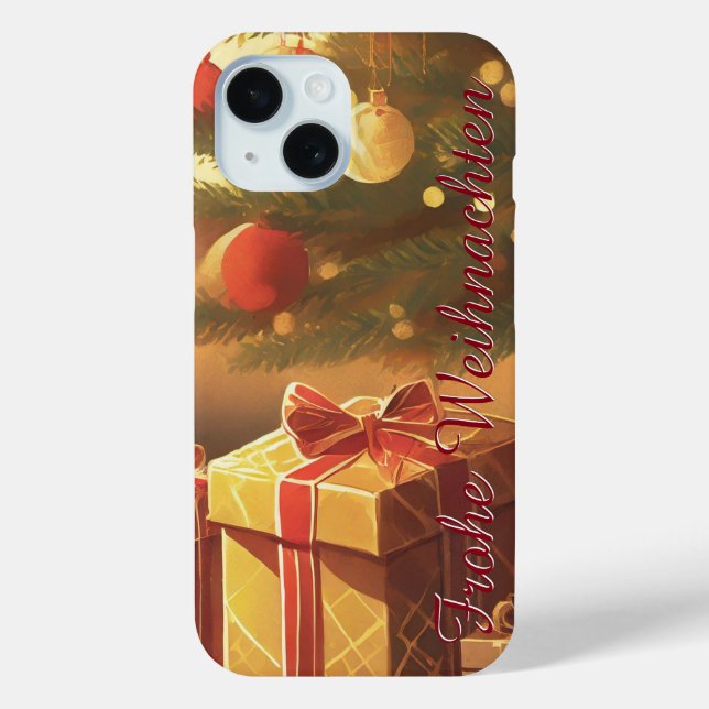 Motiv, mit Geschenken unterm Weihnachtsbaum 37016 Case-Mate iPhone Case (Back)