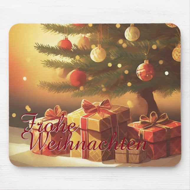 Motiv, mit Geschenken unterm Weihnachtsbaum 37016 Mouse Mat (Front)